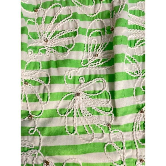 Lilly Pulitzer Pearl Cording We Will Go Dress Green size 0 - Picture 4 of 6